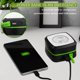 thumbnail image 4 of Lámpara solar de camping, recargable, plegable, LED, 3 modos de iluminación, 8 h+, IP65 resistente al agua, puerto de carga USB, ideal para camping, vivac, pesca, senderismo y emergencias., 4 of 5