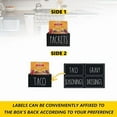 thumbnail image 5 of Seasoning Packet Organizer, Pantry Organizer, Food Packet Storage Organizers, Modern Farmhouse Kitchen Organization Bins for Food Mixes, Spices, Gravy, Taco, and Dressings Packets (Black), 5 of 10