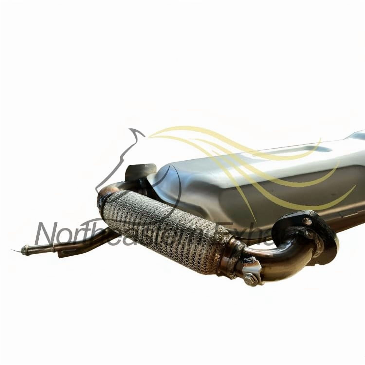 Northeastern Exhaust Muffler Fits 2008-2015 Smart Fortwo 1.0L - Direct Fit | Stainless Steel