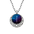 thumbnail image 1 of Starry Sky Geometry Colliers Totem Alien Pendentif Lune Rétro Étoiles Bijoux, 1 of 3