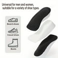 thumbnail image 2 of 12 pieces (6 pairs) of reusable orthopedic height increasing insoles, arch support pads, relieve fatigue, and provide comfortable foot support, 2 of 5