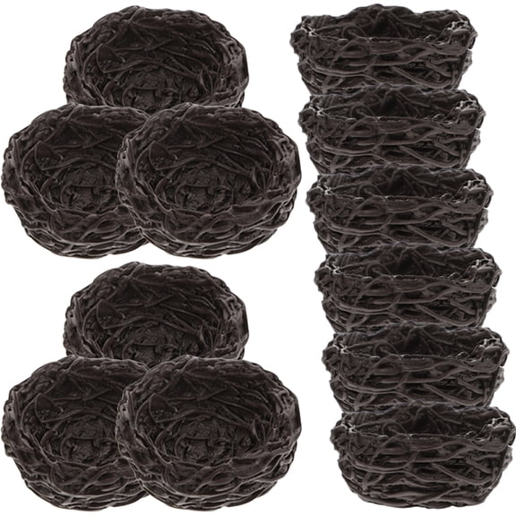 12 Pcs Moss Planters Simulated Bird's Nest Tree Ornament