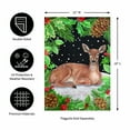 thumbnail image 4 of Evergreen Woodland Peace on Earth Deer Suede Garden Flag 12 x 18 Inches Indoor Outdoor Decor, 4 of 7