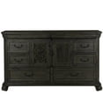 thumbnail image 2 of Pemberly Row Contemporary Traditional Peppercorn 8 Drawer Dresser, 2 of 5