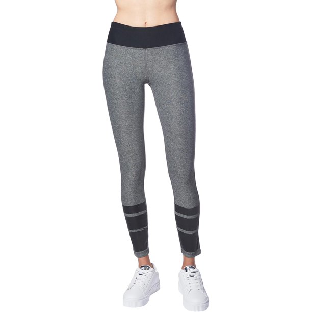 Bebe Bebe Sport Womens Fitness Yoga Athletic Leggings Gray S Walmart Com Walmart Com