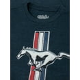 thumbnail image 2 of Tee Luv 2296-LG Ford Mustang Logo T-shirt, Poly Cotton Blend, Classic Look - Large, 2 of 8