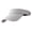 Light gray, variant on Adjustable Sun Blocking Sun Hat Breathable Polyester Outdoor Open Top Hat For Running Cycling Fishing Gardening