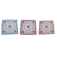thumbnail image 6 of 3pieces Women's Cotton Handkerchiefs Flower Embroidered with Lace Hankies, 6 of 16