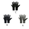 thumbnail image 2 of Jumpingount 1 par de guantes cálidos para hombres y mujeres, guantes de punto para pantalla táctil a prueba de viento para adultos, accesorios de guantes y mitones Negro, 2 of 6