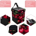 thumbnail image 2 of Cherry Foldable Car Trash Can with Lid - Leak-proof Hanging Storage Bag for Car Trash Bin, Car Garbage Can, 2 of 6