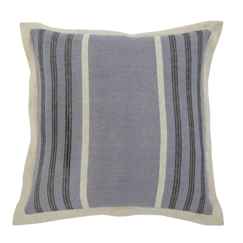 Ashley Striped Throw Pillow in Blue