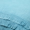 thumbnail image 3 of Surya Kandie KDE-002 20x20" Square Cottage Cotton Pillow Kit in Aqua Blue, 3 of 3