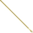 thumbnail image 2 of Solid 14k Gold 2.7mm Miami Cuban Link Chain Necklace for Men and Women 20 inch, 2 of 2