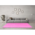 thumbnail image 3 of Ahgly Company Indoor Rectangle Solid Pink Modern Area Rugs, 2' x 3', 3 of 4