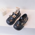 thumbnail image 2 of GiLiling Girls Mary Jane Shoes, Double Buckle Adjustable Straps, PU Upper Non-Slip Rubber Sole, Princess Dress Casual Footwear (Black, 4.5-5 Years), 2 of 4