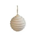 thumbnail image 2 of Natural Jute Rope Christmas Ornament, Rustic Twine-Wrapped Hanging Bauble, Eco-Friendly Holiday Tree Decoration, Handmade Rustic Decor for Christmas and Festive Settings, 2 of 6