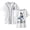 white, variant on YovngChimi Demon Time Tour 2024 Jersey Unisex Casual Short Sleeve Shirt Baseball Jersey