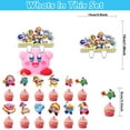 thumbnail image 4 of 32 PCS For Kirby Cartoon-Themed Party Decorations and Favors Set – Backdrop, 18 Balloons, and 13 Cupcake Toppers for Celebration Birthday Parties Supplies, 4 of 7