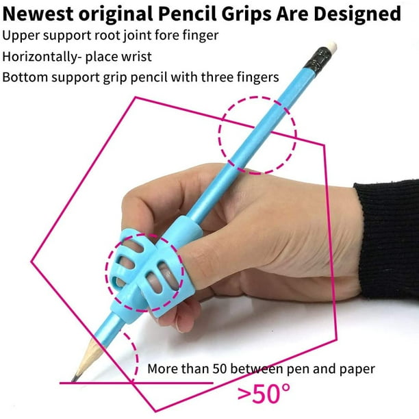  Pince à crayons pour enfants/tout-petits outils d'aide à l'écriture  manuscrite pour les débutants, porte-crayon pour enfant d'âge préscolaire  de 2 à
