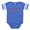 Royal Blue, variant on CafePress - Michigan Rbw Txt - Cute Infant Baby Football Bodysuit