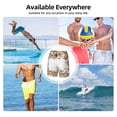 thumbnail image 7 of Kdxio Christmas Print Men'S Swim Trunks With Compression Liner 7 Inch Inseam Quick Dry Swim Shorts, 7 of 7