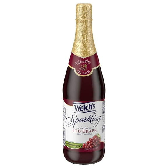 Welch's Sparkling Red Grape Juice Cocktail - 25.4 oz (Pack of 2)