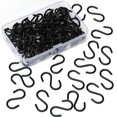thumbnail image 1 of Senkary 100 Piezas Ganchos Mini S De 1 Pulgada Ganchos Pequeños En S Ganchos En Forma De S De Acero Inoxidable Para Manualidades, Joyas Y Colgantes (Negro), 1 of 5