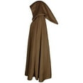 thumbnail image 4 of Hvyesh Renaissance Costume Medieval Viking Hooded Cape Halloween Vintage Cloak for Men Women, 4 of 4