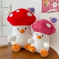 thumbnail image 5 of vnanda Soft Plush Pillow Plush Soft Mushroom Chick Stuffed Animal Bright Colors Companion Plush Toy for Kids Adults Gift, 5 of 8