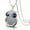 Gray, variant on Necklaces & Pendants Women Owl Pendant Diamond Sweater Chain Long Necklace Jewelry Wh (White )