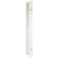 thumbnail image 3 of Red Lantern 6 ft. Tall Louvered Beadboard Room Divider with Freestanding Panels in White - 5 Panel, 3 of 6