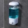 thumbnail image 4 of 500/1000ml de dispensador de jabón montón de pared de jabón líquido dispensador de jabón múltiple dispensador de bombo de jabón líquido para baño de baño, 4 of 9