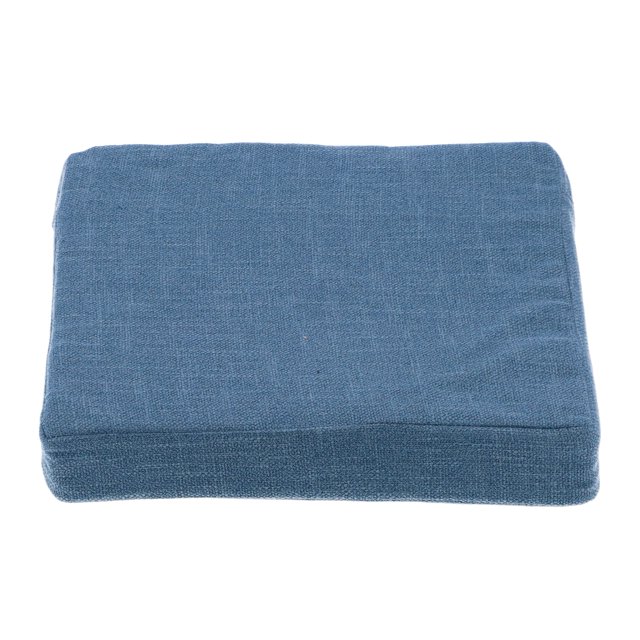 Coussin Bleu Foncé Hauteur Carrée Augmenter Amovible Lavable EPE Noyau Intérieur Durable Coussin Mou