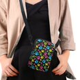 thumbnail image 4 of HELLHERO Sling Bag for Adult Daily Commute or Casual Outings Paw prints Travel Crossbody Purse Double Zipper Paw prints, 4 of 7