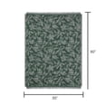 thumbnail image 7 of Mainstays Rustic Designs Green Brier Dot Botanical Cotton Blend Jacquard Knit Tapestry Throw, 50" x 60", 7 of 7