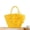 Yellow, variant on Yoyauz Women's Grass Woven Beach Bag - Women's Beach Handmade Woven Handbag, Summer Mesh Hollow Shoulder Bag, Suitable for Holidays