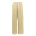 thumbnail image 6 of JUMEYU Toddler Girls Track Pants Girls' Sweatpants Toddler Jogger Pants Kids Casual Athletic Pant 4T 5T (Beige,4-5 Years), 6 of 9