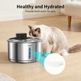 thumbnail image 2 of Filtros de repuesto para fuente de agua para mascotas NPET WF210plus-WM, 2 of 8