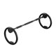 thumbnail image 2 of Aro de fitness, ejercitador ergonómico multifuncional portátil para hombres y mujeres, Negro, 2 of 9