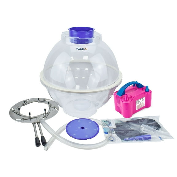 YUXUN Balloon Stuffing Machine with Balloon Pump & Flaring Pliers - Latex Balloon Filler for Party Decorations
