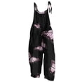 thumbnail image 2 of Girls Printed Cami Jumpsuits Sleeveless Spaghetti Straps Jumpsuit Fashion Casual Loose Trousers with Pockets Pink 13-14 Years, 2 of 7