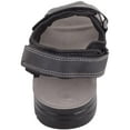 thumbnail image 3 of ABSOLUTE FOOTWEAR Mens Touch and Close Summer Holiday Strap Sports Sandals - Black - US 10, 3 of 7