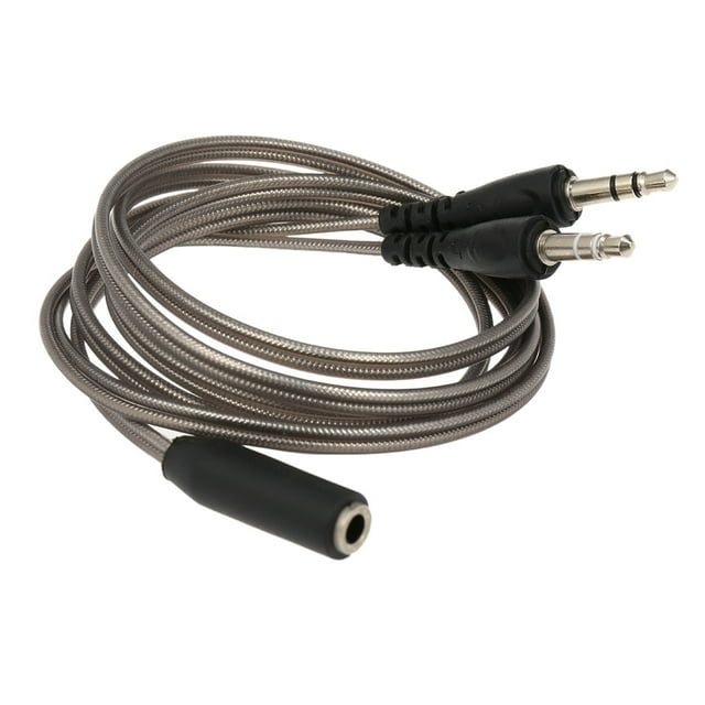 Audio Cable,Splitter Cable 1 Adapter To Female To 2 Y Splitter Cable 1 Female To Cable 1 Female To Laptop Pc 2 Male Converter 3.5mm Audio Y To 2 Male Converter D Adapter Eryue Audio Cable To Lap Pc