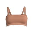 thumbnail image 3 of No Boundaries Juniors' Seamless Square Neck Ribbed Bralette, 3 of 3