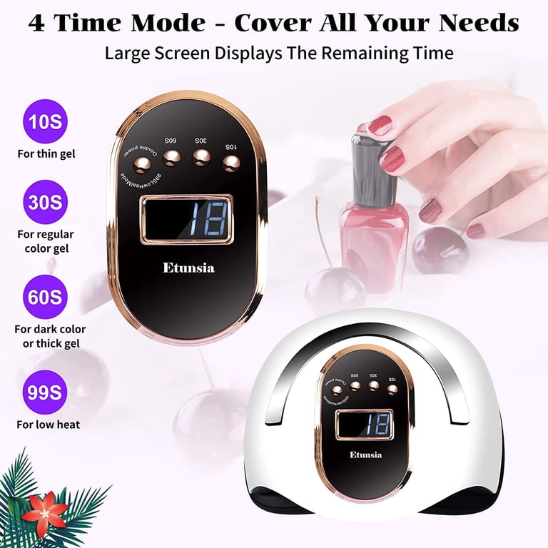 Cowin 168W UV LED Nail Dryer Lamp with Smart Sensor photo 2