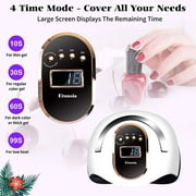 COWIN Gel Dryer Lamp for Manicure UV LED Nail Dryer Smart Sensor 168W Powerful Professional