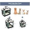 thumbnail image 2 of GOOPAWS Soft Pet Crates Kennel 24'', 27", 30" & 36", 3 Door Soft Sided Folding Travel Pet Carrier, 2 of 6