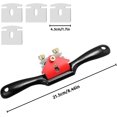 thumbnail image 2 of Adjustable Spokeshave for Woodworking, Hand Planer with 4 Replacement Blades, 2 of 5