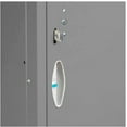 thumbnail image 2 of Double Tier Locker, 36"W x 15"D x 78"H, 6 Door Unassembled, Gray, 2 of 4