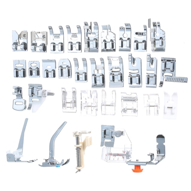 32pcs Presser Foot Set Domestic Sewing Machine Parts & Accessories Sewing Foot Household Electric Sewing Machine Presser Feet Set